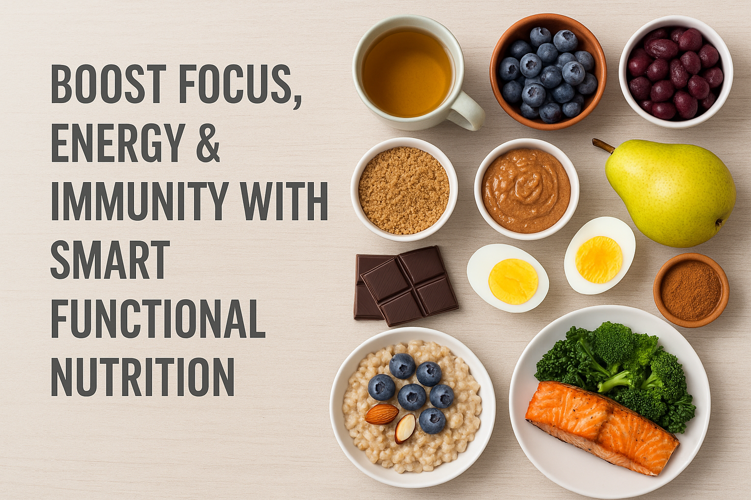 Boost Focus, Energy & Immunity with Smart Functional Nutrition